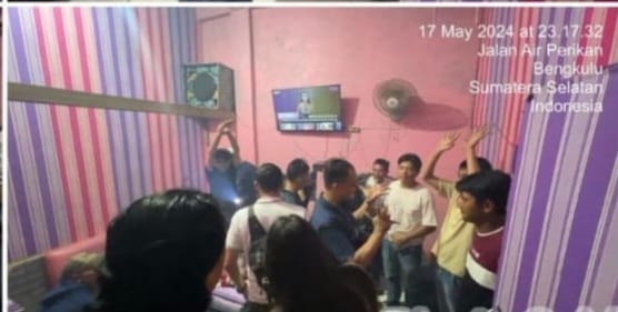 Polres Pagar Alam Gelar Razia Gabungan, Belasan Pengunjung Tempat Hiburan Karaoke di Pagar Alam Positif Narkoba