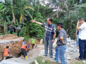 Pastikan Pelaksanaan Jalan Fungsional Lebaran Berjalan Lancar, Pj. Bupati Banyuasin Cek Langsung Ke Lapangan.