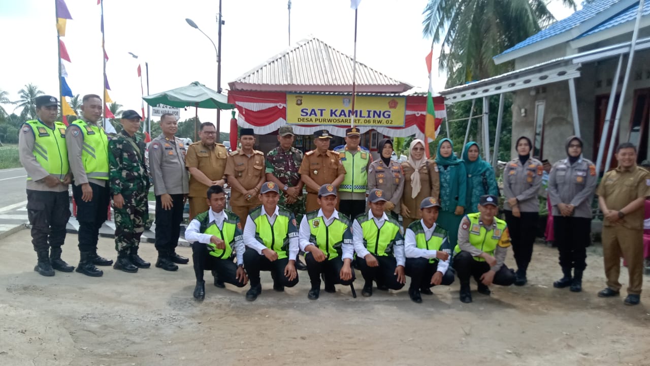 Ikuti Lomba Postkamling/Satkamling Polda Sumsel, Kepala Desa Purwosari Berharap Juara