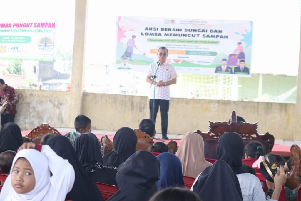 Peringati HLHS, Pj. Bupati Banyuasin Himbau Jaga Kebersihan Lingkungan Dan Sungai