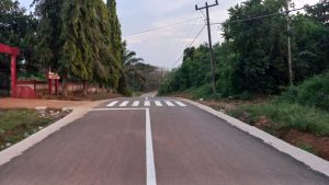 Pembangunan Jalan Desa Sedang Setereo Tuntas,  Kepala Desa Sedang Mewakili Masyarakat Ucapkan Terima Kasih