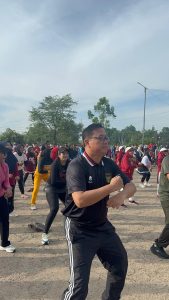 Dukung UMKM, Pj Bupati Banyuasin Agendakan Senam Pagi Setiap Minggu di Taman Kota