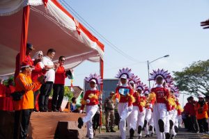 Semarak HUT RI Ke-79, Sekretaris Daerah Erwin Ibrahim Buka Lomba Keterampilan Baris Berbaris (LKBB)