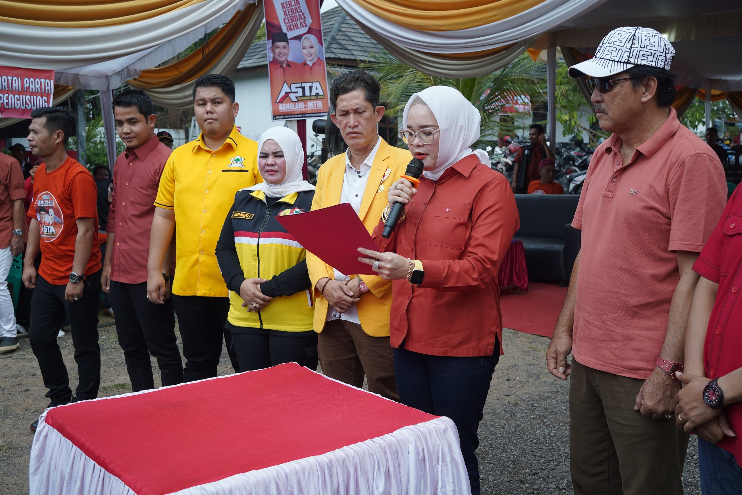 Tim ASTA Sudah Dikukuhkan di 18 Kecamatan, Talang Kelapa Harus Jadi Lumbung Suara