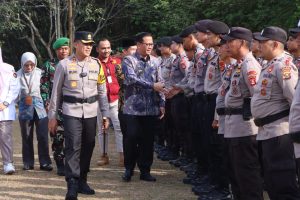 Amankan Pilkada Serentak 2024, Polres Banyuasin Gelar Pasukan Operasi Mantap Praja Musi 2024