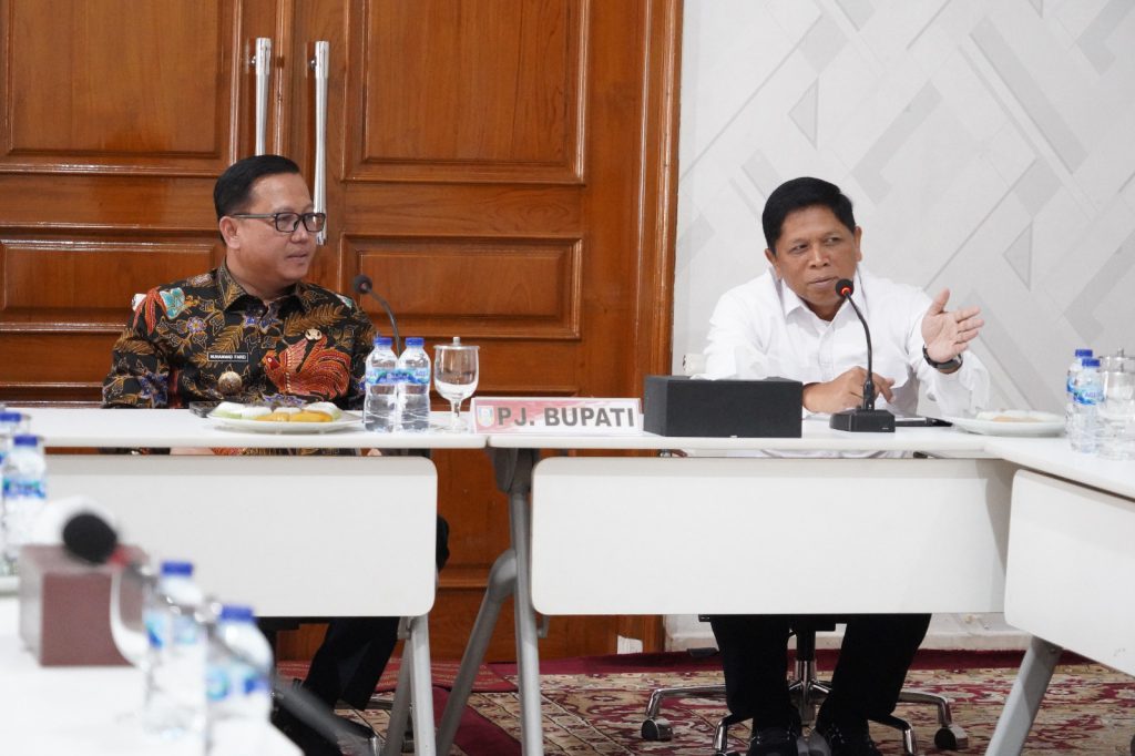 Pj Bupati Banyuasin Terima Silaturahmi Kabinda Sumsel, Kondusifitas Pilkada Jadi Prioritas