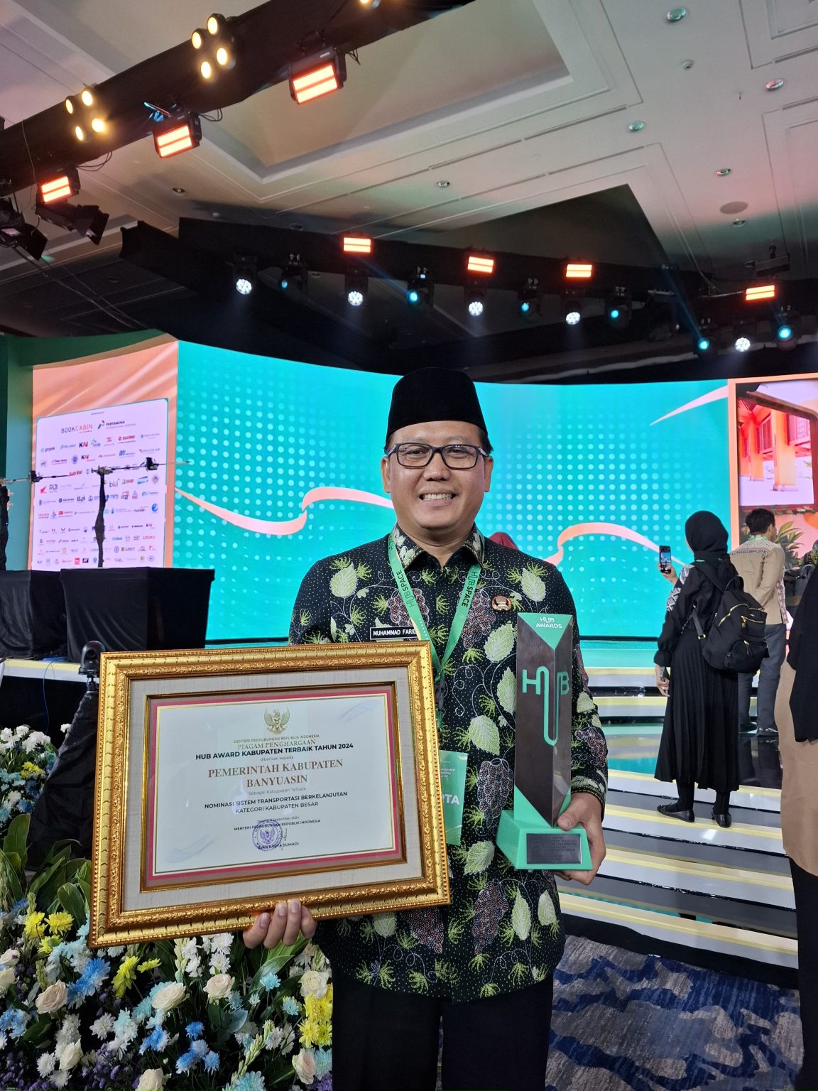 Luar Biasa!!! Banyuasin Terima Penghargaan Hub Award Kabupaten Terbaik Tahun 2024