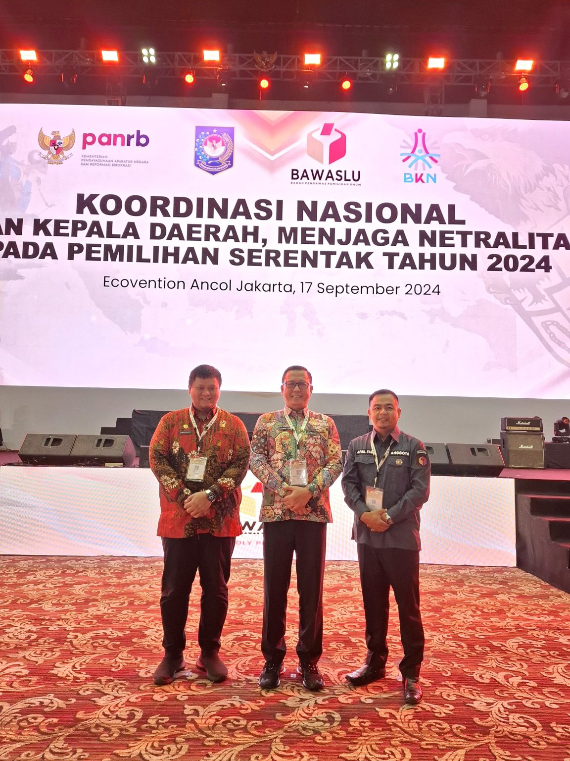 Rapat Koordinasi Nasional, M. Farid : Siap Jaga Netralitas ASN Di Pilkada 2024