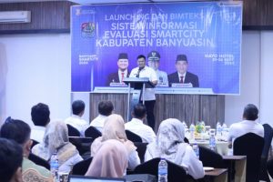 Launching Aplikasi SI-EMAS, Sekda Berharap Smart City Sesungguhnya Segera Terwujud di Kabupaten Banyuasin.