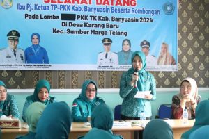 Adhitya Farid Ajak Kader PKK Sumber Marga Telang Maksimalkan Posyandu