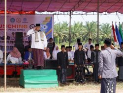 Sekda Banyuasin Pimpin Upacara Hari Santri Nasional serta Buka Pulau Rimau Expo ke-1 