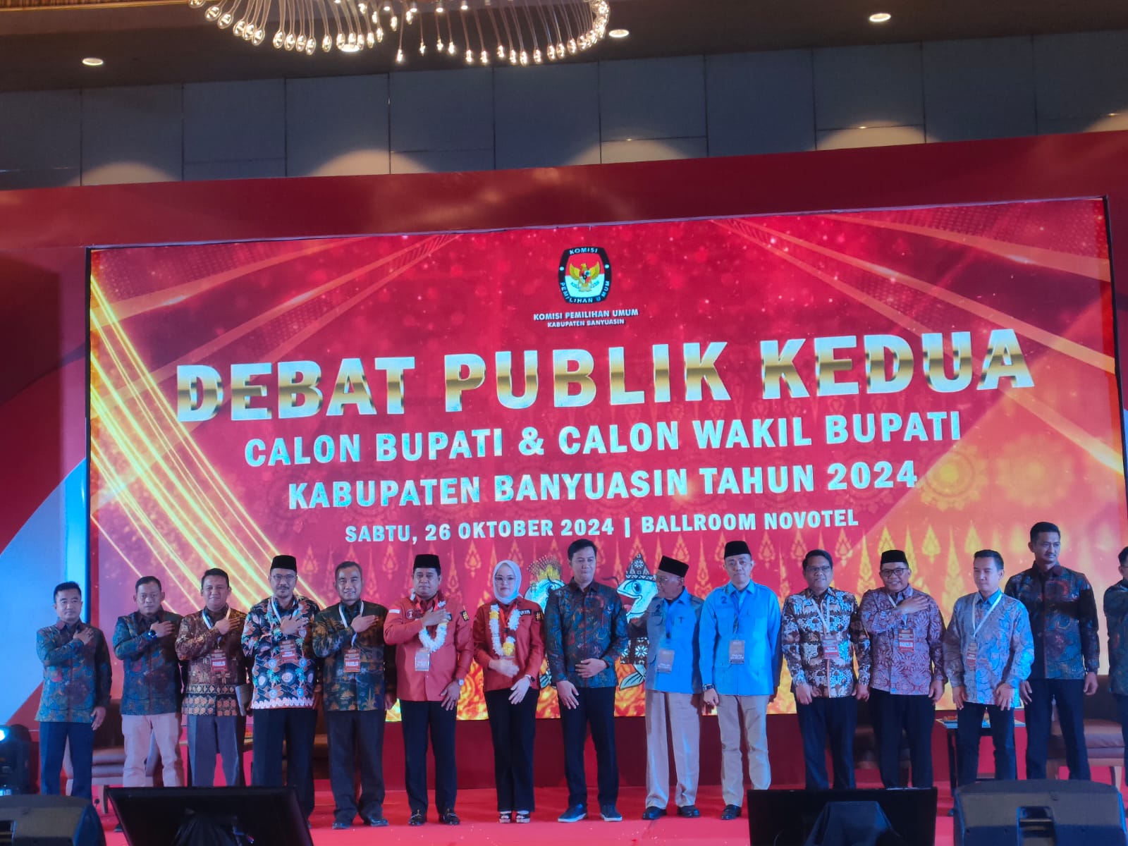 KPU Banyuasin Laksanakan Debat Publik Putaran ke 2 Pilbup Banyuasin