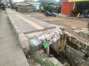 Telan Dana 19 Milyar Lebih, Pembangunan Trotoar dan Parid Ibukota Banyuasin dibangun asal-asalan