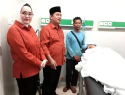 Usai Kampanye, Askolani-Netta Besuk Warga di RSUD Banyuasin