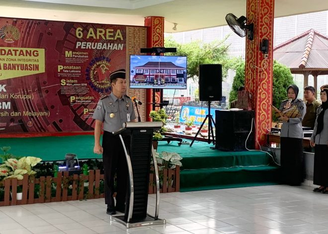 Jelang Nataru, Lapas Banyuasin Tambah Personel Pengamanan