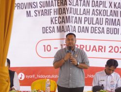 M Syarif Hidayatullah Askolani Putra,SH Reses di Dapil Banyuasin, Dengar Langsung Aspirasi Masyarakat