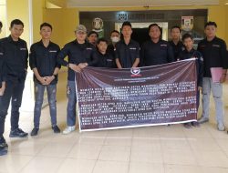 Puluhan Massa GASS Gelar Aksi Damai Digedung DPRD Banyuasin, Sampaikan Tiga Tuntutan