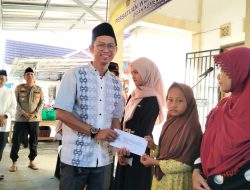 Gelar Buka Bersama, PWI OKI Berbagi Kebahagiaan dengan Anak Yatim dan Lansia