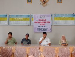 25 KPM Desa Pelajau Terima BLT-DD Triwulan Pertama