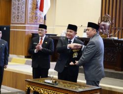 DPRD Sumsel Dalam Rapat Paripurna XI Menerima Dan Menyetujui LKPJ Tahun Anggaran 2024
