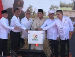 Presiden Prabowo Lounching GERINA di Kabupaten Banyuasin