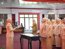Pengukuhan Dharma Wanita Banyuasin, harus Sehat dan Berdaya