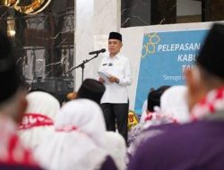 Do’akan Terpenuhi Seluruh Rukun Hajinya, Wabup H. Ardani Melepas Jamaah Calon Haji Kab. Ogan Ilir Tahun 1446 H/2025 M