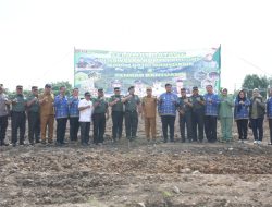 Bupati Banyuasin Dampingi Jenderal Bintang Dua Tinjau Lokasi Kompi Produksi