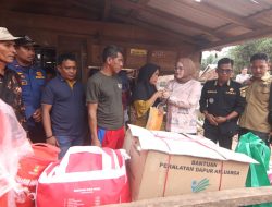 Netta Indian Kunjungi Korban Kebakaran di Suka Pindah.