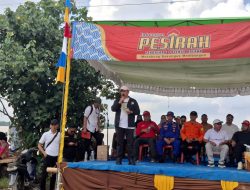 Lestarikan Budaya, Bupati Banyuasin Buka Lomba Bidar Sungsang