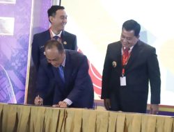 Bupati Banyuasin Tanda Tangani Komitmen Bersama Pembangunan Meritokrasi Instansi Daerah Se-Wilayah Kerja Kantor Regional VII BKN