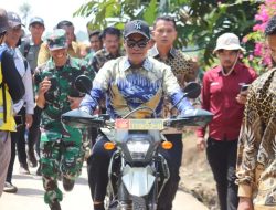 Menteri Pertanian RI Panen Padi IP 100 Di Desa Merah Mata