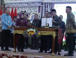 Maksimalkan SDI, Bupati Banyuasin Tanda Tangani Nota Kesepakatan Dengan BPS Banyuasin