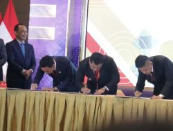 Bupati Banyuasin Tanda Tangani Komitmen Bersama Pembangunan Meritokrasi Instansi Daerah Se-Wilayah Kerja Kantor Regional VII BKN