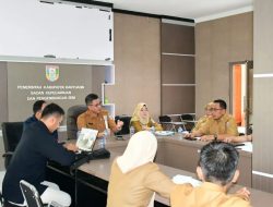 Kepala BKPSDM Banyuasin, Drs. Edhi Haryono, M.Si., menerima kunjungan kerja perwakilan BKN Pusat