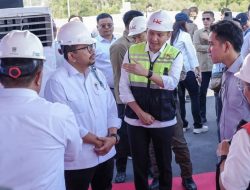 Bupati Panca Turut Dampingi Wapres Gibran Tinjau Tol Palembang-Betung dan Junction Palembang 