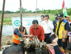 Gubernur Sumsel dan Bupati Banyuasin Lakukan Groundbreaking Pembangunan Duplikat Jembatan Tanah Kering Pulau Rimau