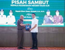 Bupati Panca Hadiri Pisah Sambut Kajari Ogan Ilir dari Eben Neser Silalahi kepada H. Musa