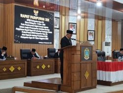 Sekda Muhsin Abdullah Sampaikan Jawaban Pandangan Umum Fraksi DPRD Ogan Ilir Tentang APBD Perubahan
