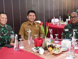 Bupati Panca Sambut Kunker Pangdam II/Sriwijaya di Kodim 0402/OKI-OI