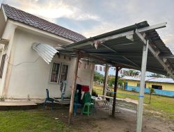 Gunakan Dana CSR Medco 7 Juta: Posyandu Tak Bertaras Nyaris Roboh