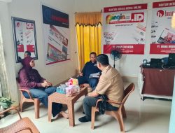 Wujudkan Kamtibmas yang Kondusif, Satintelkam Polda Sumsel Silaturahmi Dengan Ketua PWI Banyuasin 