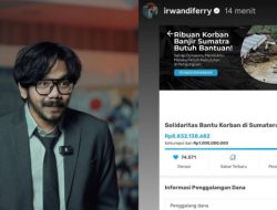 Hanya Butuh Waktu 12 Jam, Ferry Irwandi, berhasil mengumpulkan donasi untuk musibah banjir di Sumatra sebesar 8,8 miliar via Kitabisa