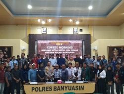 Kapolres Gelar Coffee Morning Bersama Awak Media, LSM, ORMAS dan OKP, Tegaskan Komitmennya Membangun Hubungan Harmonis