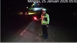 Cegah Kejahatan Dan Berikan Rasa Aman Kepada Masyarakat, Satlantas Banyuasin Laksanakan Kegiatan “Hunting Subuh”