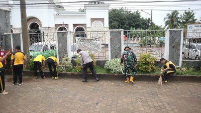 *Polres Banyuasin Gelar Kurve Bersama di Masjid Jumhuriyah dan Pasar Rakyat Pangkalan Balai*