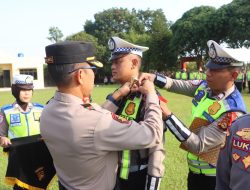 Guna Menjamin Keamanan Mudik Lebaran, Polres Banyuasin Gelar Apel Pasukan Operasi Ketupat Musi 2026