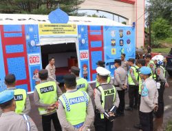 “Ngeyel” Beroperasi di Musim Mudik, Truk Tonase Besar Dikandangkan Polres Banyuasin