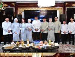 Ketua DPRD Sumsel Andie Dinialdie menggelar open house yang dihadiri Gubernur Sumsel Herman Deru dan jajaran Forkopimda