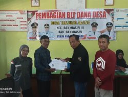 Dampak Efisiensi, Penyaluran BLT-DD 2026 Desa Tanjung Agung Berkurang Dari 32 KPM menjadi 13 KPM